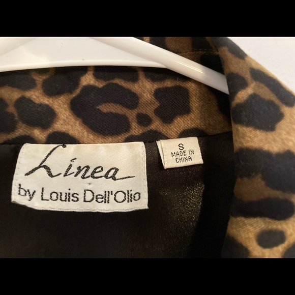 Leopard animal print sexy as F jacket trench 3/4 length size s. Trench coat - Picture 6 of 11